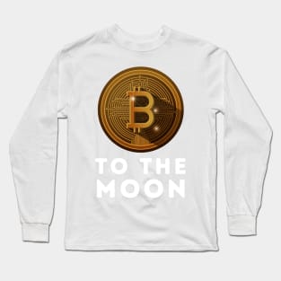 Bitcoin to the Moon Long Sleeve T-Shirt